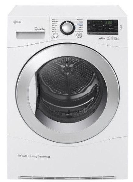 LG RC8055AP2F freestanding Front-load 8kg A++ White tumble dryer