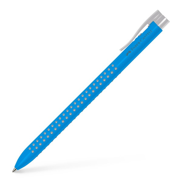 Faber-Castell Grip 2022-M Twist retractable ballpoint pen Hellblau 1Stück(e)