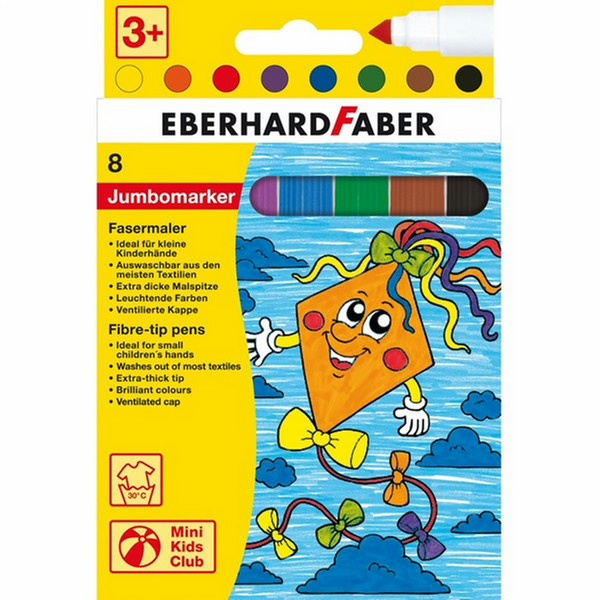 Eberhard Faber 550008 Extra Bold Разноцветный 8шт фломастер