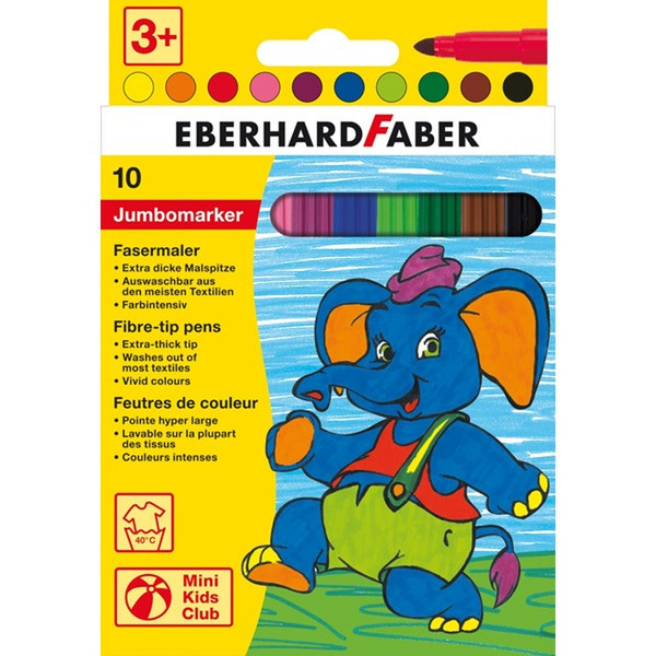 Eberhard Faber 551210 Extra Bold Разноцветный 10шт фломастер