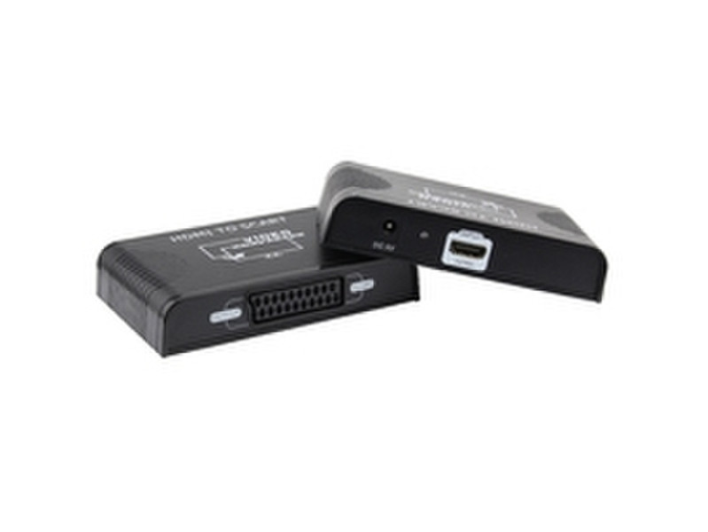 Microconnect HDMI-SCART HDMI SCART (21-pin) Schwarz