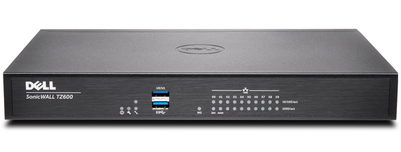 DELL SonicWALL TZ600 1500Мбит/с аппаратный брандмауэр