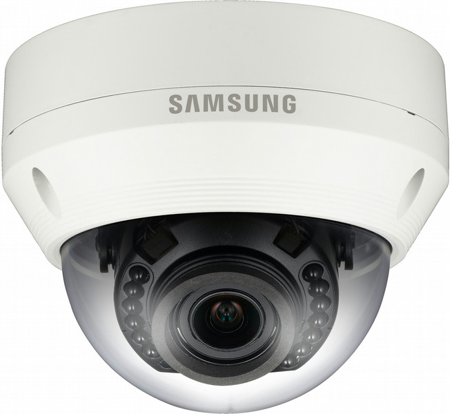 Samsung Netzwerkkameras IP security camera Innen & Außen Kuppel Elfenbein, Metallisch