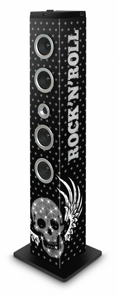 Bigben Interactive TW7GLAMROCK Turm 40W Schwarz, Weiß Home-Stereoanlage