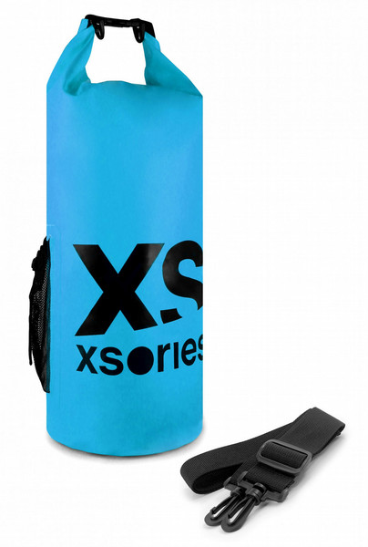 XSories Stuffler 23L Nylon,PVC,Tarpaulin Black,Blue duffel bag