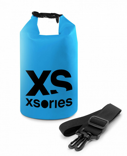 XSories Stuffler 8L Nylon,PVC,Tarpaulin Black,Blue duffel bag