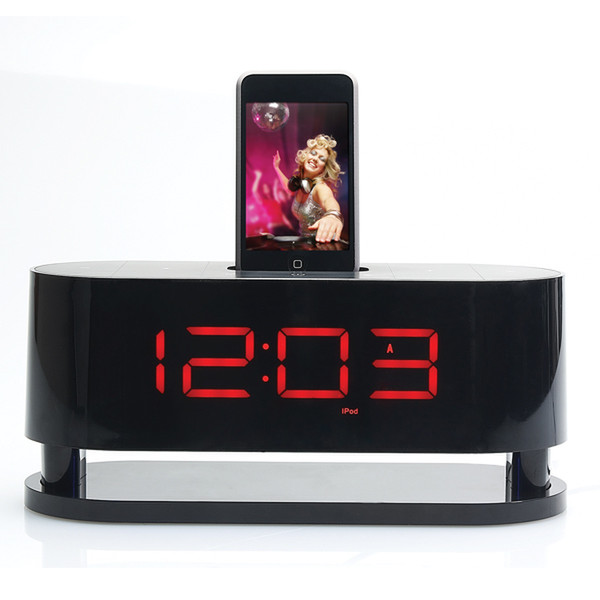 Coby CSMP162 Black alarm clock