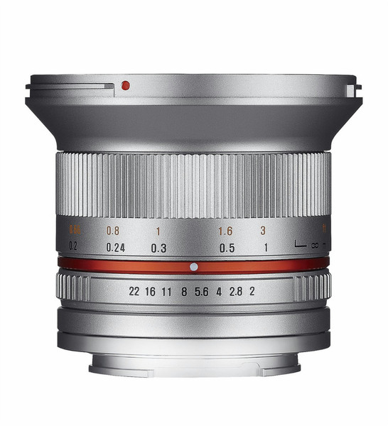 Samyang 12mm F2.0 NCS CS SLR Wide lens Silber