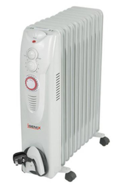 Igenix IG2655 Пол 2500Вт Белый Oil electric space heater электрический обогреватель