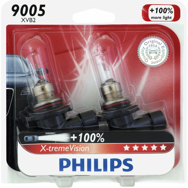 Philips X-tremeVision 9005XVB2 65W Halogen P20d car light bulb