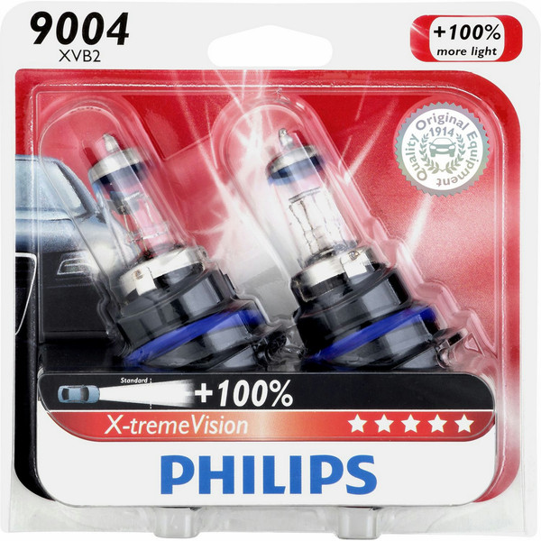 Philips X-tremeVision 9004XVB2 65W Halogen P29t car light bulb