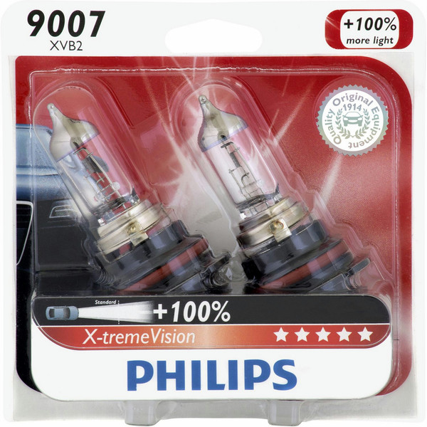 Philips X-tremeVision 9007XVB2 65W Halogen PX29t car light bulb