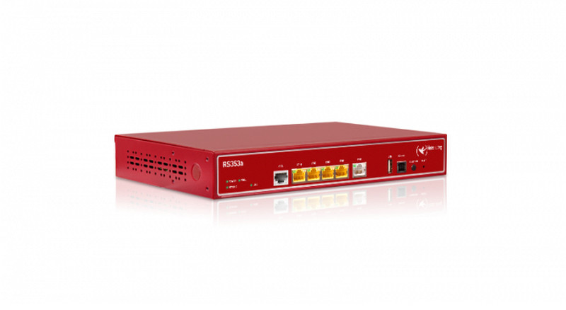 Bintec-elmeg RS353a-UK Eingebauter Ethernet-Anschluss ADSL2+ Rot