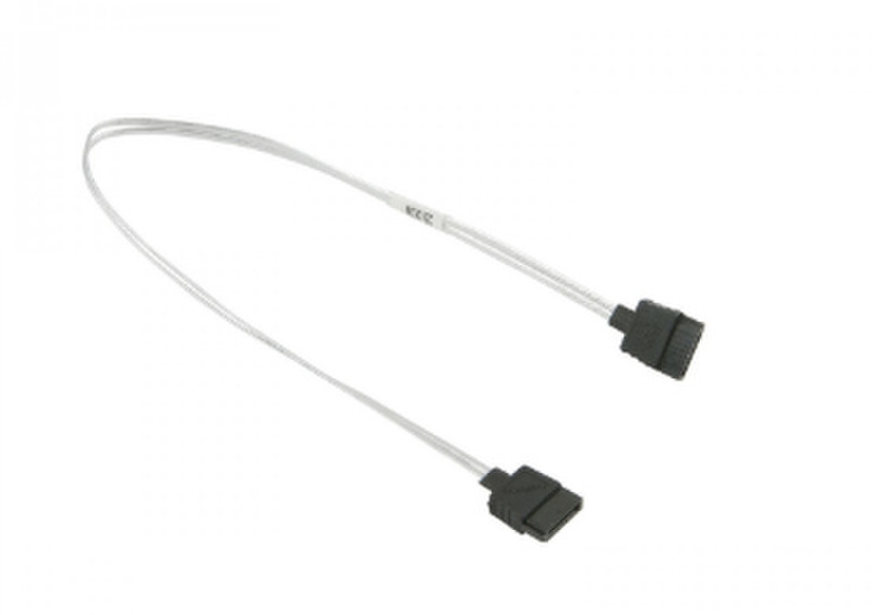 Supermicro CBL-0483L 0.29м SATA SATA Черный, Белый кабель SATA