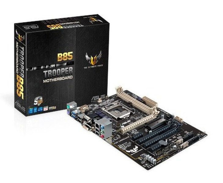 ASUS TROOPER B85 Intel B85 Socket H3 (LGA 1150) Micro ATX Motherboard