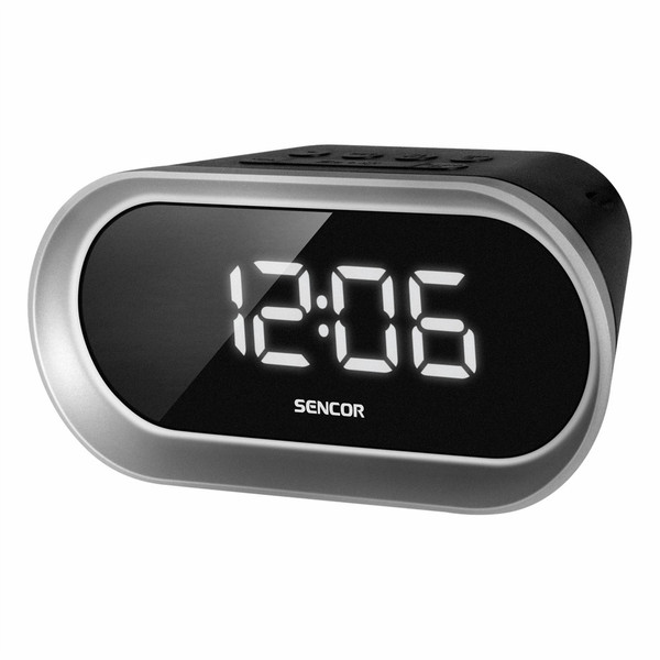 Sencor SRC 150 W Uhr Digital Schwarz, Weiß Radio