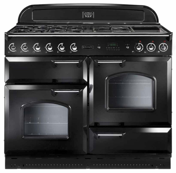 Rangemaster Classic 110 Freistehend Gas hob A Schwarz