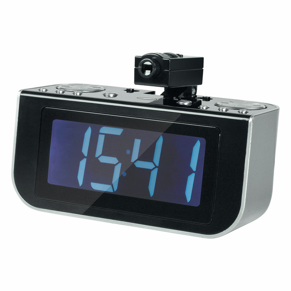 Sencor SRC 310 Clock Analog Black,Silver