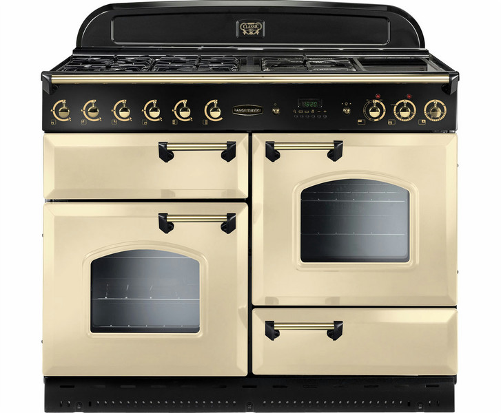 Rangemaster Classic 110 Отдельностоящий Gas hob A Кремовый