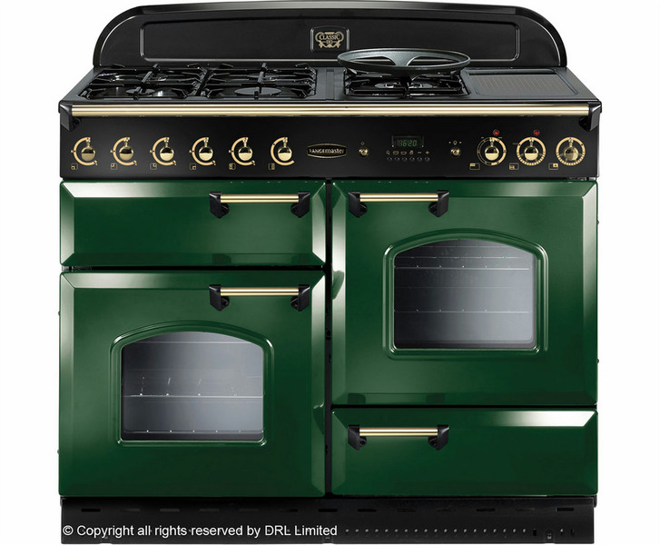 Rangemaster Classic 110 Freestanding Gas hob A Green