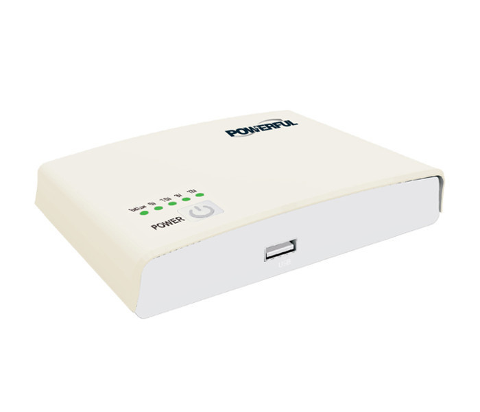Powerful PM-4400 Compact White uninterruptible power supply (UPS)