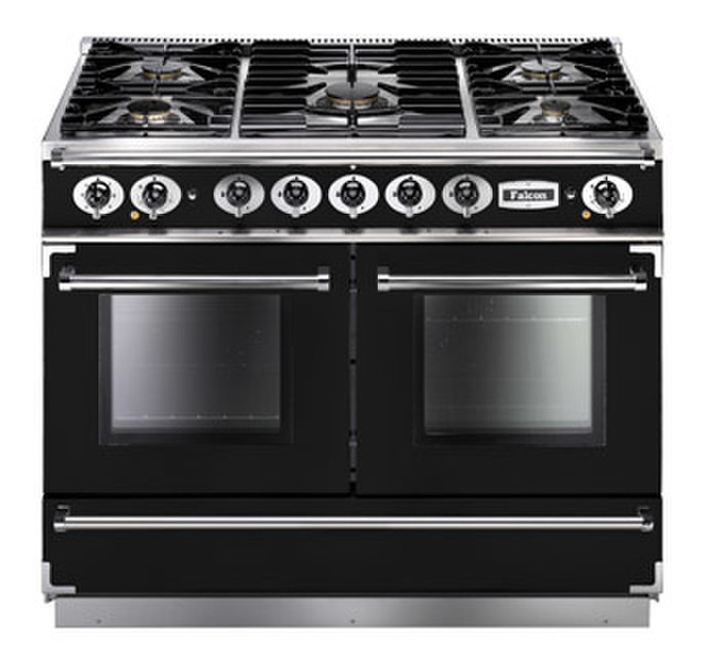 Falcon 1092 Continental Отдельностоящий Gas hob A Черный