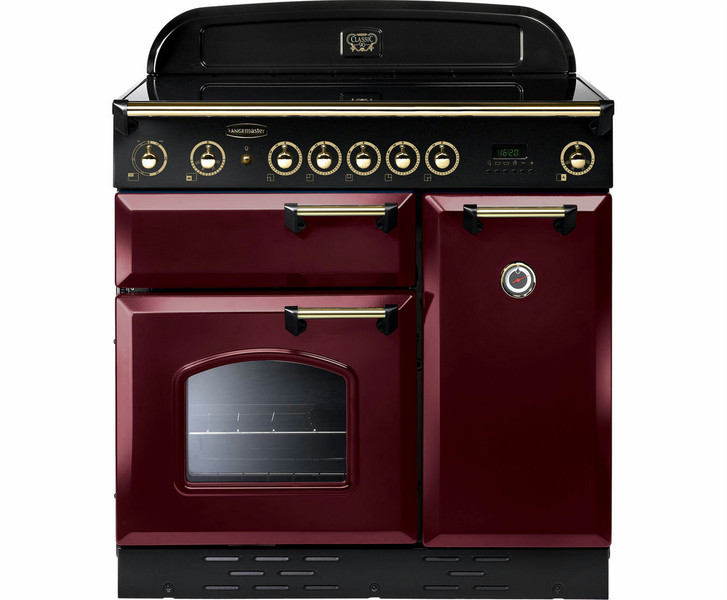 Rangemaster Classic 90 Freestanding Induction hob A Burgundy