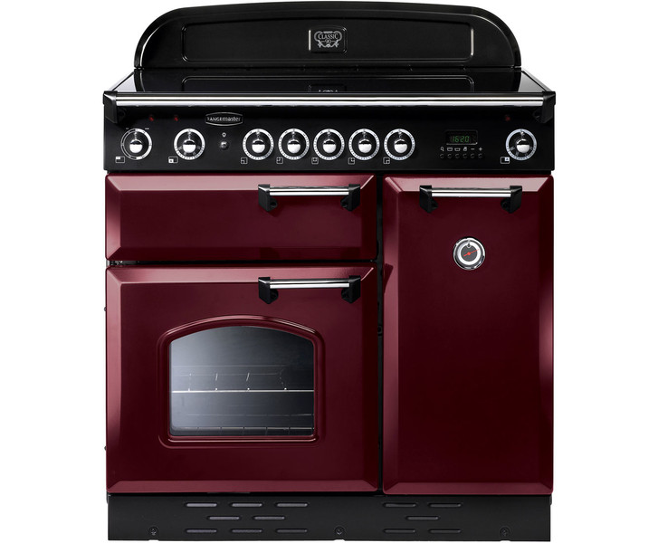 Rangemaster Classic 90 Freestanding Induction hob A Burgundy