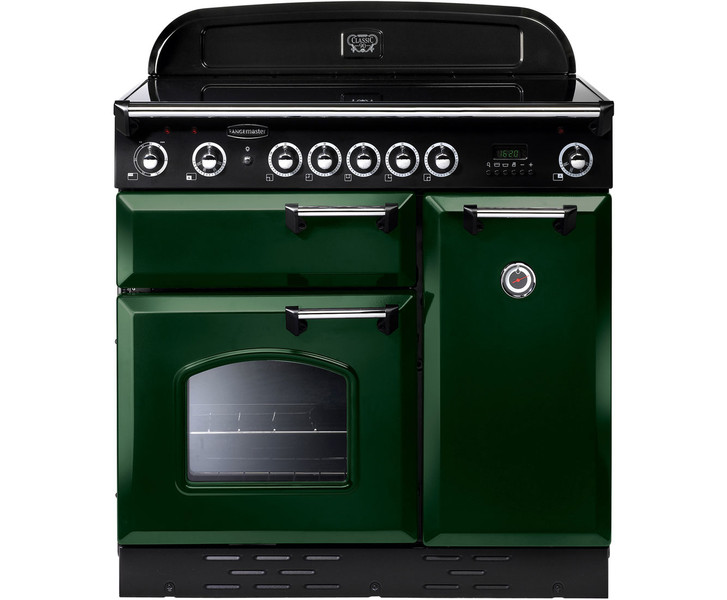 Rangemaster Classic 90 Freestanding Induction hob A Green