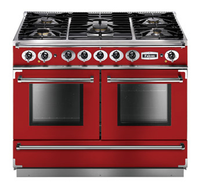 Falcon 1092 Continental Отдельностоящий Gas hob A Вишневый