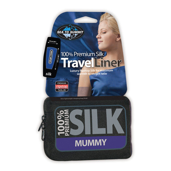 Sea To Summit Premium Silk Travel Liner Mummy sleeping bag Silk
