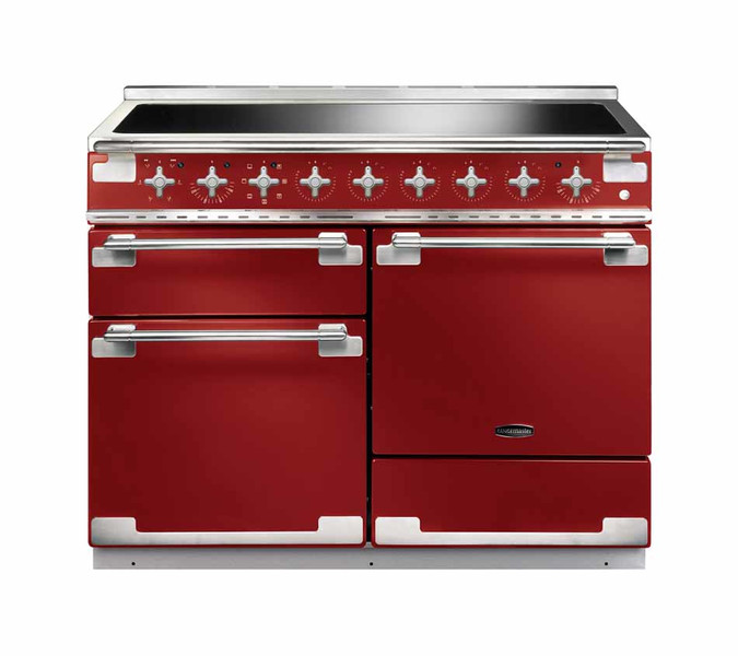 Rangemaster Elise 110 Induction Freistehend Induktionskochfeld A Schwarz, Rot