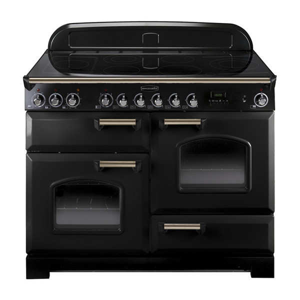 Rangemaster Classic Deluxe 110 Ceramic Freestanding Ceramic hob A Black