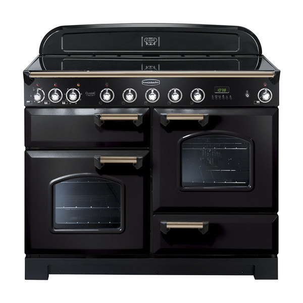 Rangemaster Classic Deluxe 110 Induction Freistehend Induktionskochfeld A Schwarz