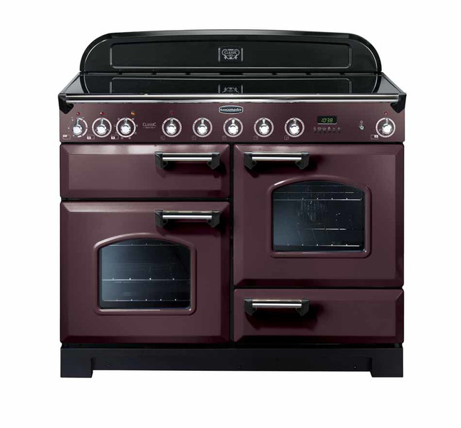 Rangemaster Classic Deluxe 110 Induction Freistehend Induktionskochfeld A Schwarz, Graubraun