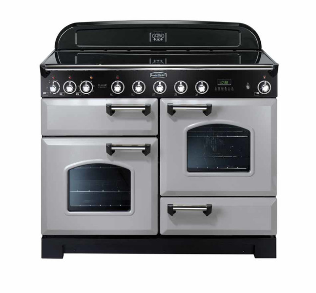 Rangemaster Classic Deluxe 110 Induction Freistehend Induktionskochfeld A Schwarz, Grau