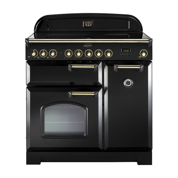 Rangemaster Classic Deluxe 90 Induction Freistehend Induktionskochfeld A Schwarz