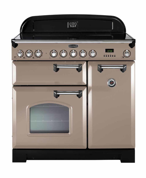 Rangemaster Classic Deluxe 90 Induction Freistehend Induktionskochfeld A Schwarz