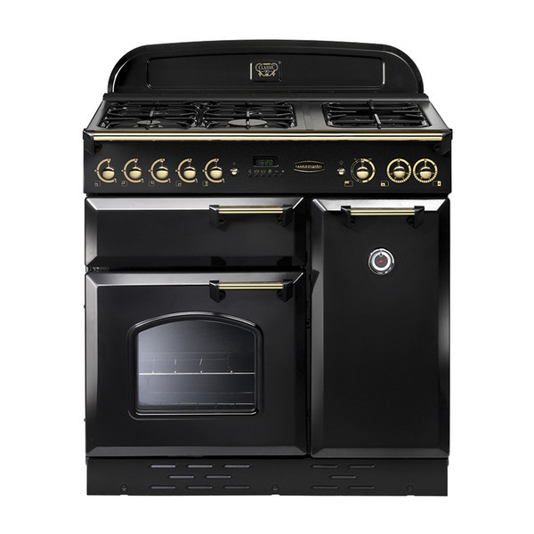 Rangemaster Classic 90 Dual Fuel Freestanding Gas hob A Black