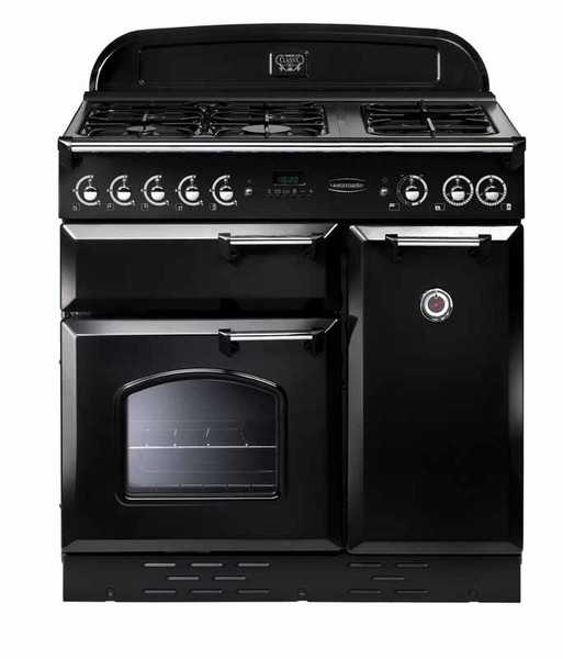 Rangemaster Classic 90 Dual Fuel Freistehend Gas hob A Schwarz