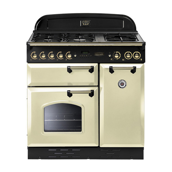 Rangemaster Classic 90 Dual Fuel Freestanding Gas hob A Cream