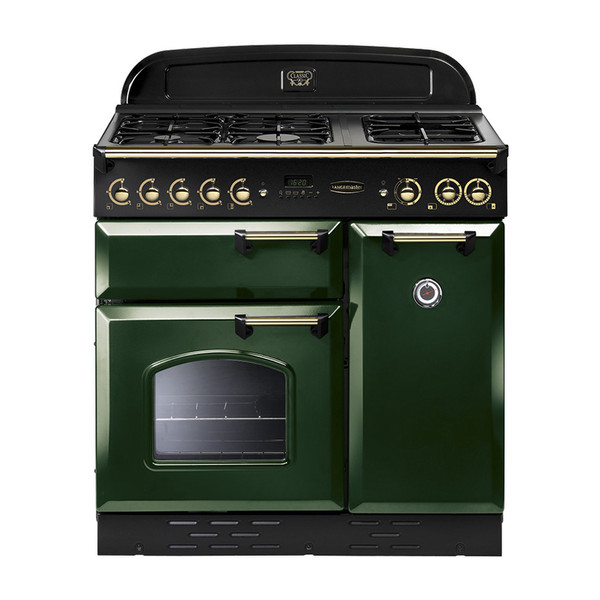 Rangemaster Classic 90 Dual Fuel Freestanding Gas hob A Black,Green