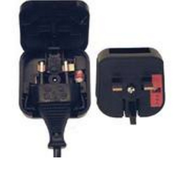 MicroMobile EUROTOUK Typ C (Euro-Stecker) Schwarz Netzstecker-Adapter