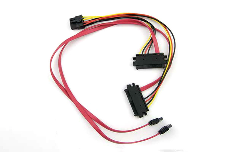 Supermicro CBL-SAST-0529 2x SAS 29-pin 2x SATA+8-pin Черный, Красный, Желтый кабельный разъем/переходник