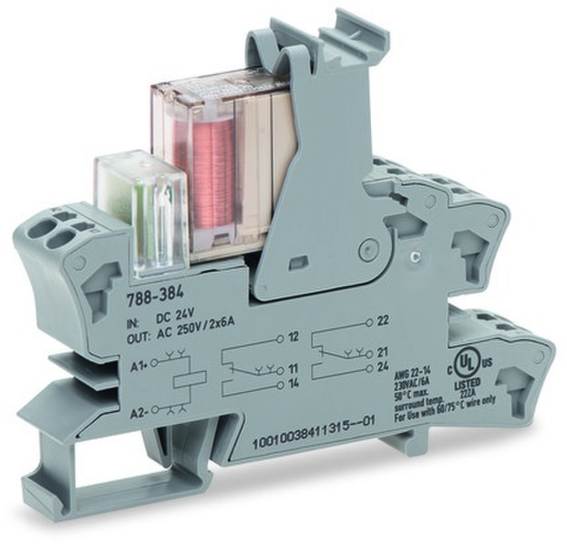 Wago 788-384 Grey electrical relay