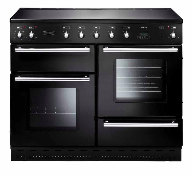 Rangemaster Toledo 110 Freestanding Ceramic hob A Black