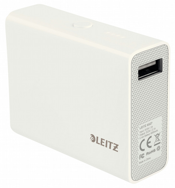 Leitz 65270001 Lithium-Ion (Li-Ion) 6000mAh White power bank