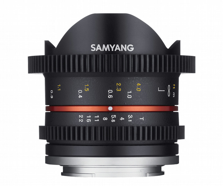 Samyang 8mm T3.1 Cine UMC FISH-EYE II, Sony E SLR Wide fish-eye lens Schwarz