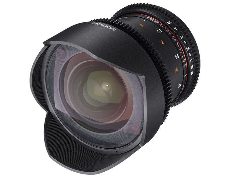 Samyang 14mm T3.1 VDSLR ED AS IF UMC II SLR Wide lens Schwarz