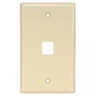Unirise WP-1P-IVY Ivory switch plate/outlet cover